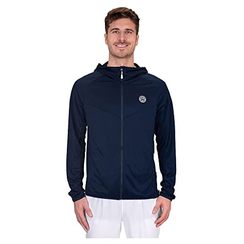 BIDI BADU Herren Crew Hood Jacket - dark blue, Größe:XL