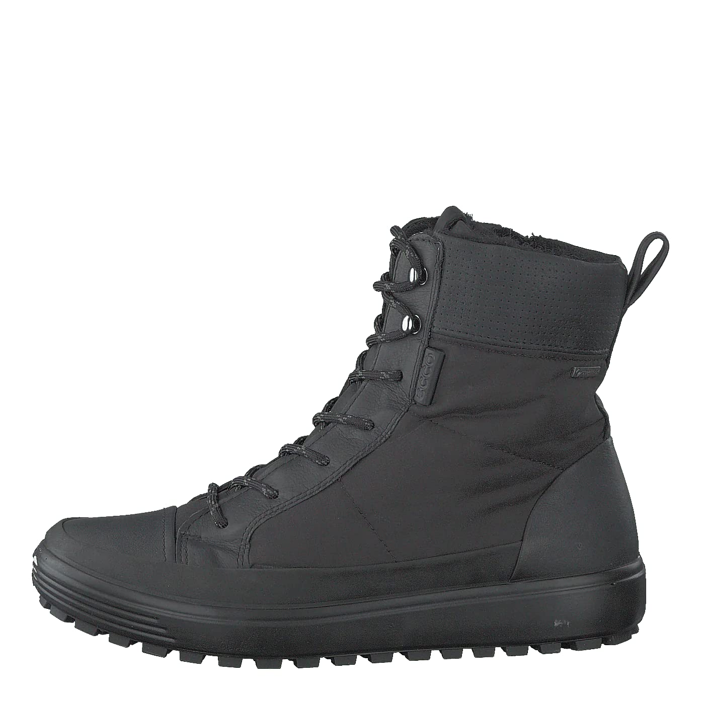 ECCO Damen Soft 7 TRED W Hohe Sneaker, Black/Black/Black