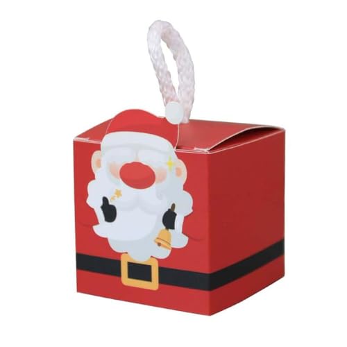 50 Stück Elegante Weihnachts Geschenkboxen Papierbox Schokoladen Süßigkeitstüte Für Heimdekorationen Und Geschenkaustausch Backage Box Weihnachtsbaum Geschenk Papierbox Süßigkeiten Paket