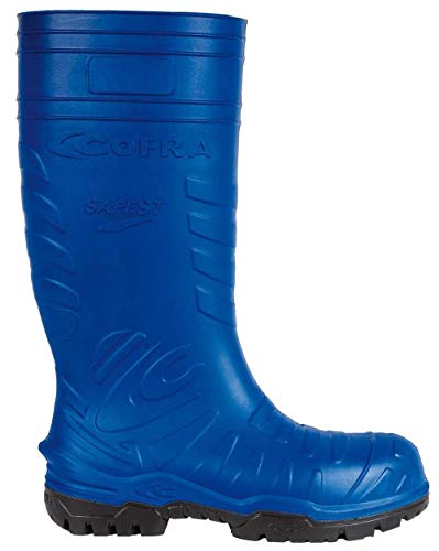 Cofra 00060-004 SAFEST BLUE S5 CI SRC Sicherheitsstiefel, Blau/Schwarz, Größe 43