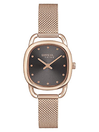 BREIL Uhr Penelope Kollektion Quarzwerk nur Zeit - 2h und farbiges Stahlarmband für Frau