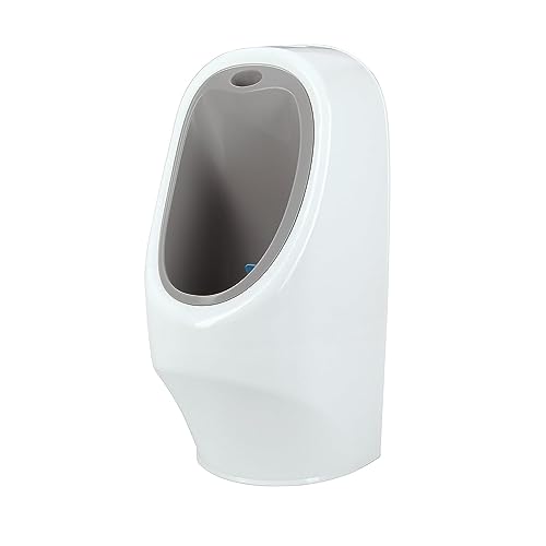 Nuby - My Real Urinal – Töpfchen/Trainingstoilette für Jungen – Urinale mit lebensechter Spülungstaste und Geräusch - für Kleinkinder und Kinder - Weiß - 18+ Monate