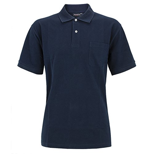 Redfield Polo Shirt großen Größen bis 8 XL, Größe:8XL;Farbe:Blau