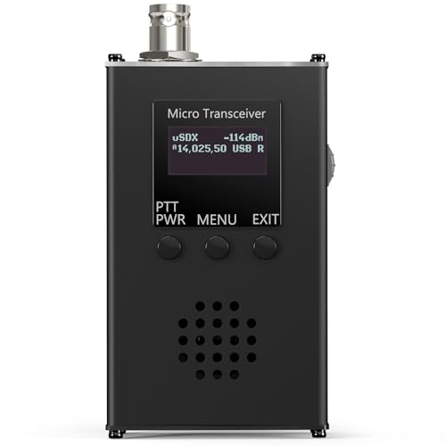 KKnoon 0,5 MHz ~ 30 MHz uSDX Handheld Portable Transceiver CW AM SSB Tri-Band Mini Radio Amateur Kurzwellen-Transceiver 15 20 40 M QRP-Transceiver