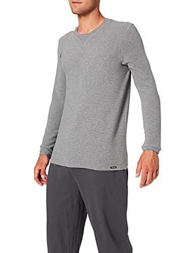 Skiny Herren Loungewear Sweat Sweatshirt, Stone Melange, S