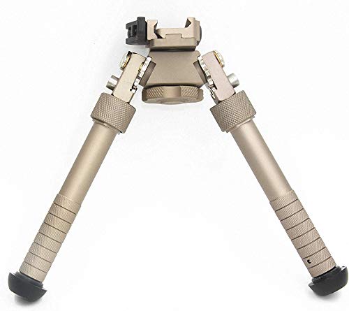 Kayheng Taktik V8 Gewehr Zweibeine können um 360 Grad gekippt Werden, M-LOK Bipods 6,5-9 Zoll Picatinny Schiene Klappstativ verstellbare Schienenklemme