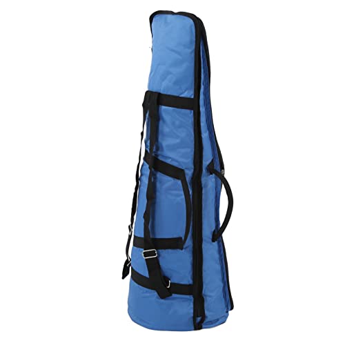Posaune Gig Bag, weiches Oxford Tuch 87cm Länge Haltbare schützende Posaunen Taschen Tragbar für Tenorposaune(Blau)