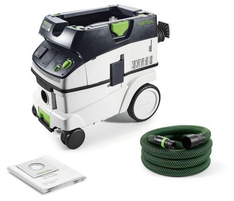 Festool Absaugmobil CTL 26 E CLEANTEC Herstellernr. 574947, 1.2 W, Schwarz/Grün