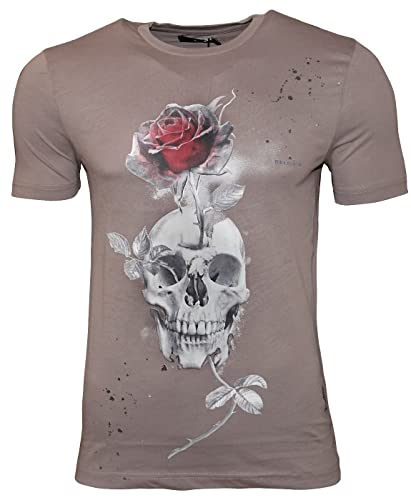 Religion Clothing Herren T-Shirt Growing Skull (XL, Shark)