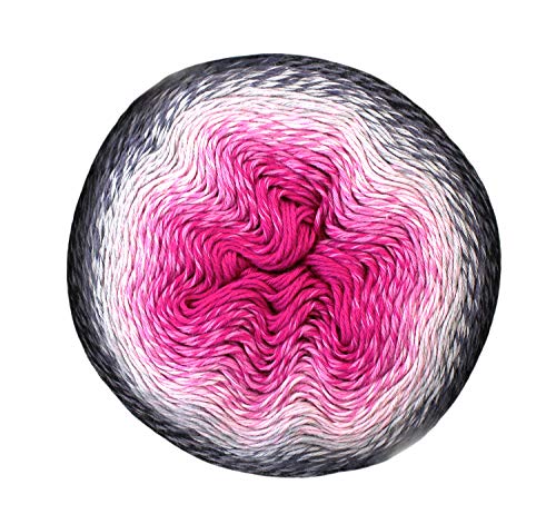 Scheepjes Whirl 788 night-time-bubbles, Farbverlaufsgarn Bobbel verzwirnt/gezwirnt zum Stricken oder Häkeln