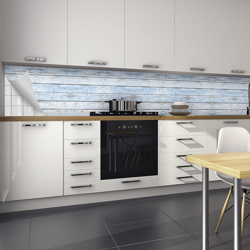 mySPOTTI Küchenrückwand-Panel »fixy«, hellblau