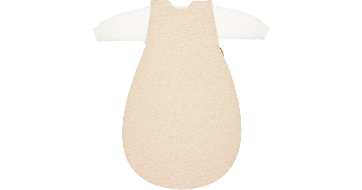 Baby-Mäxchen Schlafsack 3tlg. Special Fabric Quilt - TOG 3,0 - nature, 74/80 beige 2