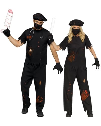 Deadly Horror Chirurg Unisex Kostüm für Halloween L