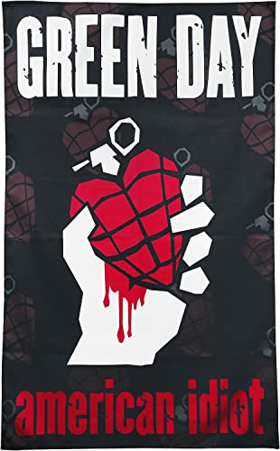 Green Day American Idiot Flagge Mehrfarbig 100% Polyester Band Merch, Bands