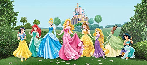 AG Design Prinzessinen Disney Princess Schloss Fototapeten, Vlies, Bunt, 202 x 90 cm