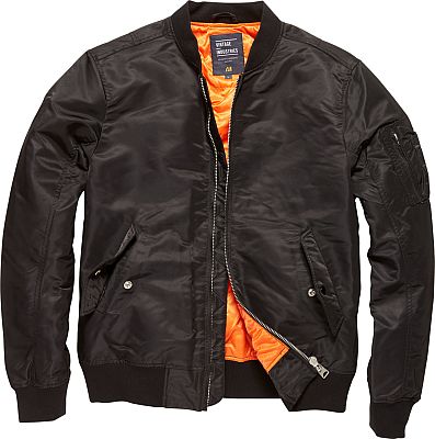 Vintage Industries Welder Jacket Männer Bomberjacke schwarz XL 100% Nylon Basics