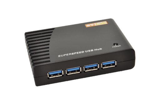 Exsys EX-1125 USB 3.0 Hub, 4 Port inklusiv Netzteil