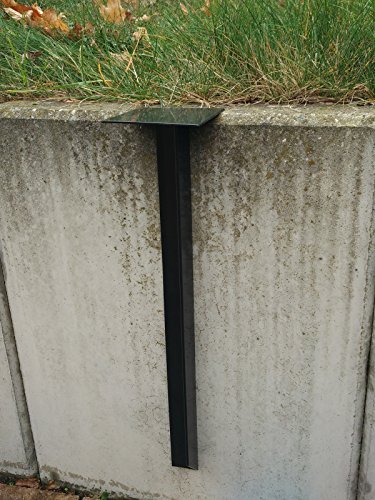 Köhko Bodenhülse 500 mm aus Eisen in schwarz lackiert für Wassersäule 45024-050