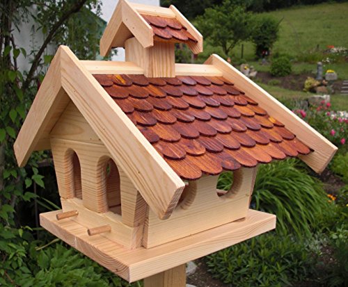 Vogelhaus-XL - Vogelhäuser-(V013)- Vogelfutterhaus Vogelhäuschen-aus Holz