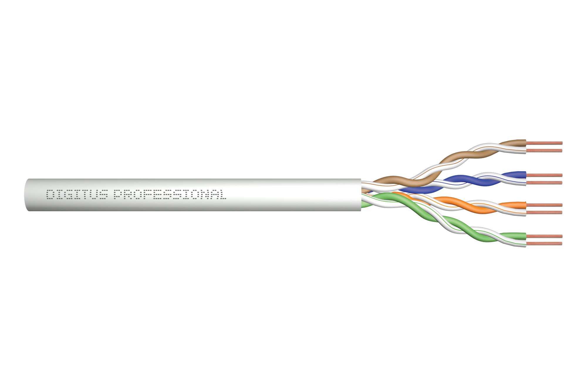 DIGITUS 305 m Cat 5e Netzwerkkabel - U-UTP Simplex - BauPVO Eca - PVC Mantel - 100 MHz Kupfer AWG 24/1 - PoE Kompatibel - LAN Kabel Verlegekabel Ethernet Kabel - Grau