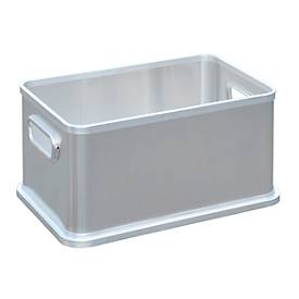 Box, Aluminium, ohne Deckel, 120 Liter