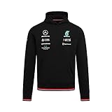 MERCEDES AMG PETRONAS Formula One Team - Offizielle Formel 1 Merchandise Kollektion - 2022 Team Kapuzenpullover - Schwarz - Herren - XXL