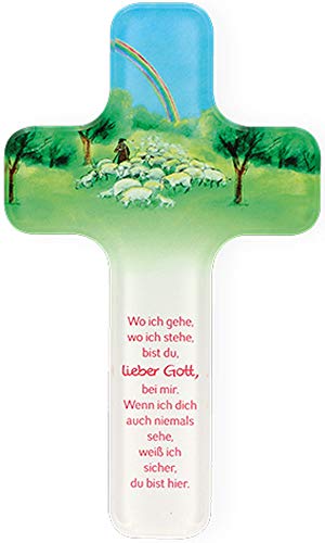 Butzon & Bercke 610001 Kinderkreuz aus Acryl Guter Hirte