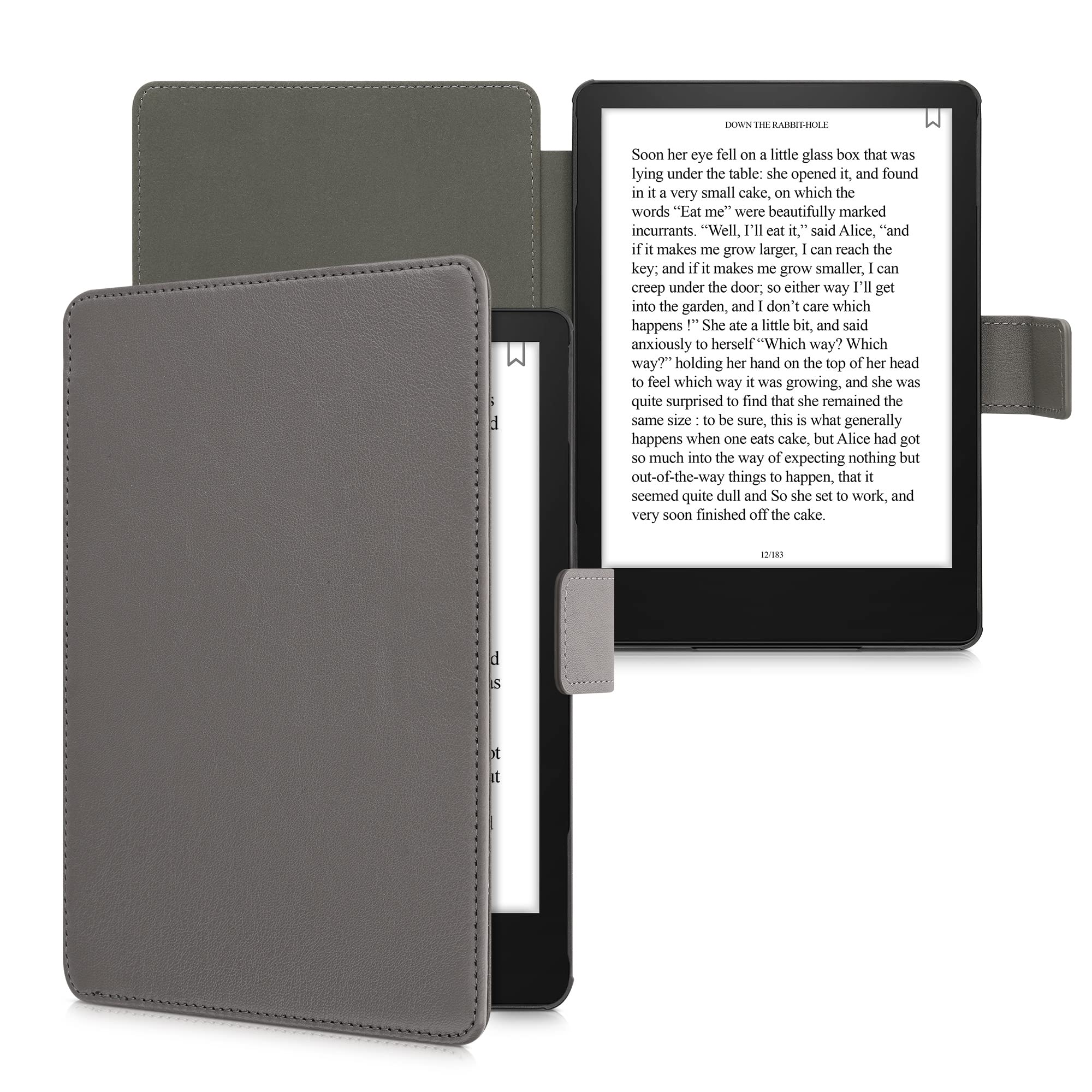 kalibri Amazon Kindle Paperwhite 11. Generation 2021 Hülle - Leder eBook eReader Schutzhülle Cover Case für Amazon Kindle Paperwhite 11. Generation 2021