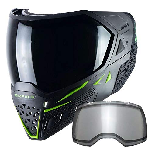 Empire EVS Paintball Maske - Black/Lime Green- Thermal Clear/Thermal Ninja