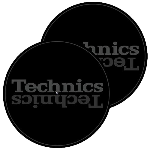 Technics Slipmat Duplex 7: Grau verspiegelt auf Schwarz