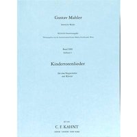 EDITION PETERS MAHLER GUSTAV - KINDERTOTENLIEDER - VOICE AND PIANO Klassische Noten Chor und Gesangsensemble