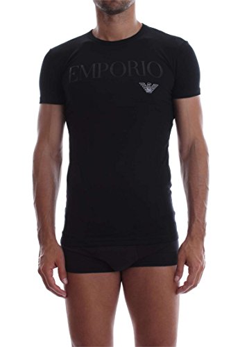 Emporio Armani Underwear Herren 111035CC716 Schlafanzugoberteil, Schwarz (Nero 00020), X-Large