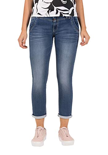 Timezone Damen Nalitz Slim Jeans, Blau (Blue Denim wash 3041), W26 (Herstellergröße:26)