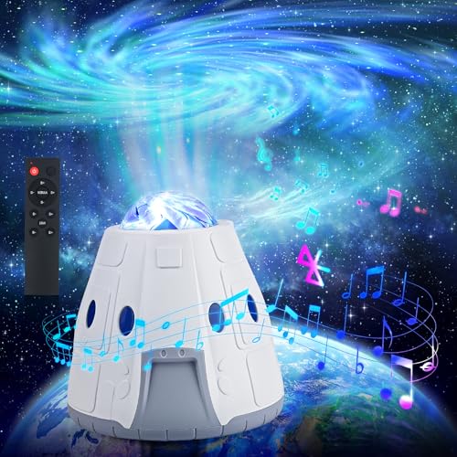 Comius Sharp Led Sternenhimmel Projektor (Kinder Und Erwachsene), Kapsel-Galaxie-Projektor-Licht Mit Bluetooth-Lautsprecher Und Nachtlicht-Modus, Nachtlicht Sternenhimmel FüR Weihnachten, Geburtstag