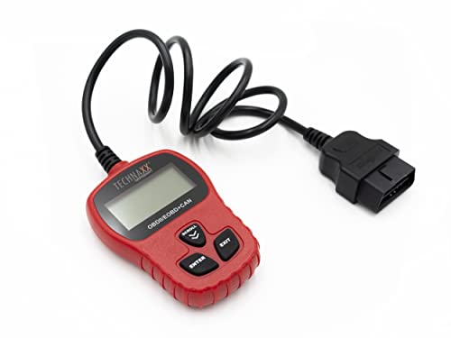 Technaxx OBD2 Diagnosegerät für das Auto - OBD 2 Auslesegerät für alle Fahrzeuge - OBD II Scanner für Profis und Einsteiger TX-184