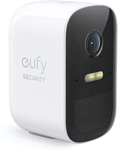 eufy Security eufyCam 2C, zusätzliche kabellose Sicherheitskamera, für HomeBase 2, 180 Tage Akkulaufzeit, HD Übertragung mit 1080p, ohne monatliche Gebühren(Generalüberholt)