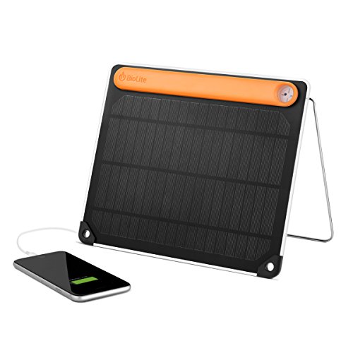 BioLite SolarPanel 5+ mit integrierter Powerbank, 5 Watt, 2200mAh