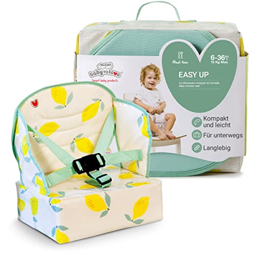 Easy Up Baby Booster Seat | Leicht für unterwegs und einfach zu tragen | Happy Lemon