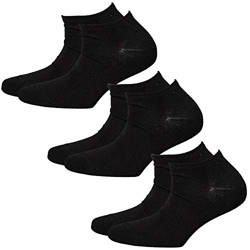 Esprit Damen Sneaker Uni 4er Pack, Größe:39-42;Farbe:Black (3000)