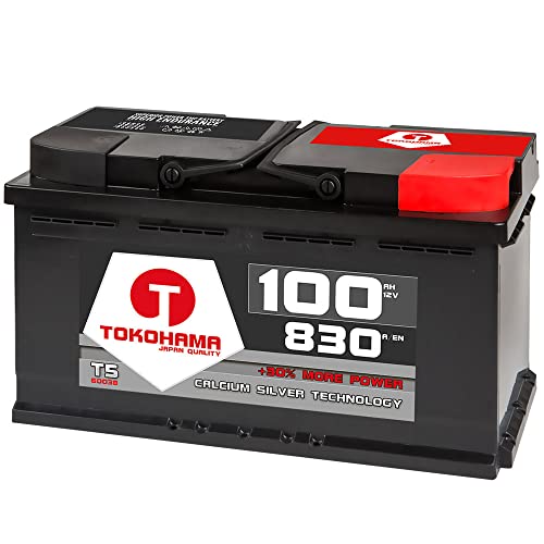 Tokohama 12V 100AH 830A/EN Autobatterie ersetzt 88Ah 90Ah 92Ah 95Ah T5-60038
