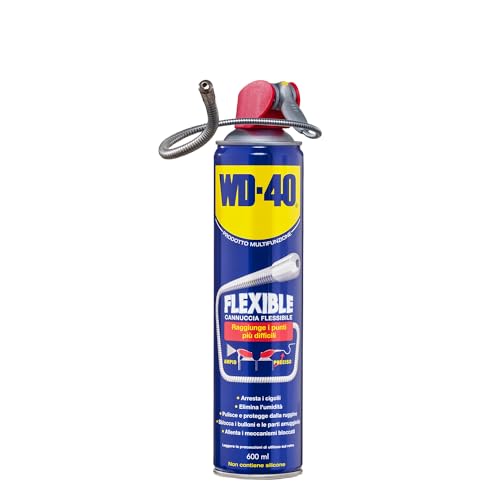 WD-40 39450 Multifunktions-Schmiermittel, grau, 600 ml/doppia posizione/cannuccia flessibile