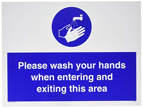 Bitte waschen Sie Ihre Hände beim Betreten und Verlassen dieses Bereichs.