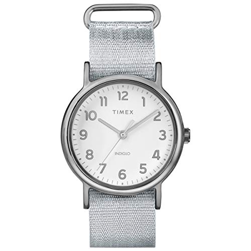 Timex Weekender 38 mm Metallic Fabric Watch TW2R92500