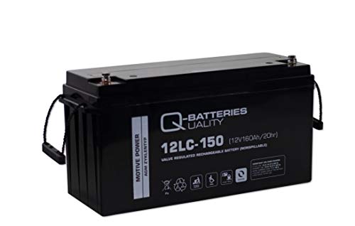 Versorgungsbatterie Q-Batteries 12LC-150 12V 160Ah Blei Akku AGM zyklisch