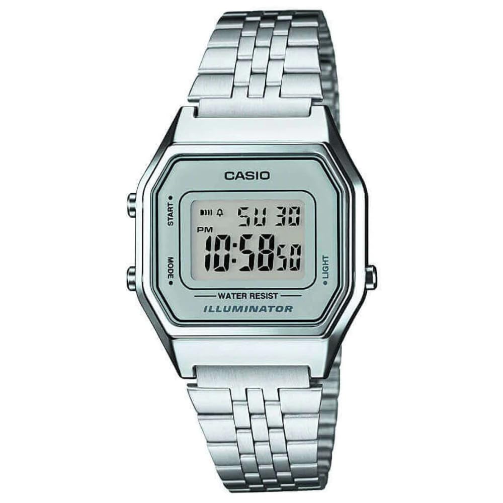 Casio Collection Damen Retro Armbanduhr LA680WEA-7EF