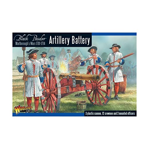 WARLORD GAMES : Artillery Battery (3 Guns + Crew); 28 mm