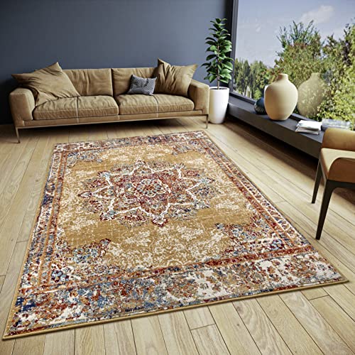 HANSE Home Teppich "Orient Teppich Maderno", rechteckig, 8 mm Höhe, strapazierfähig, robust, pflegeleicht, geeignet für Fußbodenheizung