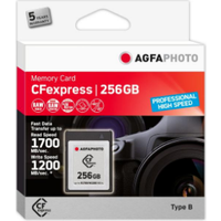 AgfaPhoto CFexpress Professional - 256 GB - CFexpress - NAND - 1700 MB/s - 1200 MB/s - Kältebeständig - Hitzebeständig - Schockresistent - Röntgensicher (10441)