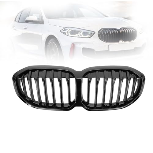 Auto Front Kühlergrille für BMW serie 1 F40 2020-2023,Front Nieren Kühlergrill Front stoßstange Gitter Waben Grill Dauerhaft