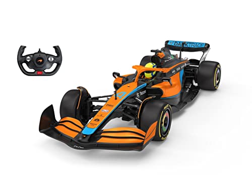 McLaren F1 MCL36 RC Auto (1:12 Skala) - Fernbedienungsauto für Formel 1 der Saison 2022 Fahrer - Lando Norris + Daniel Ricciardo
